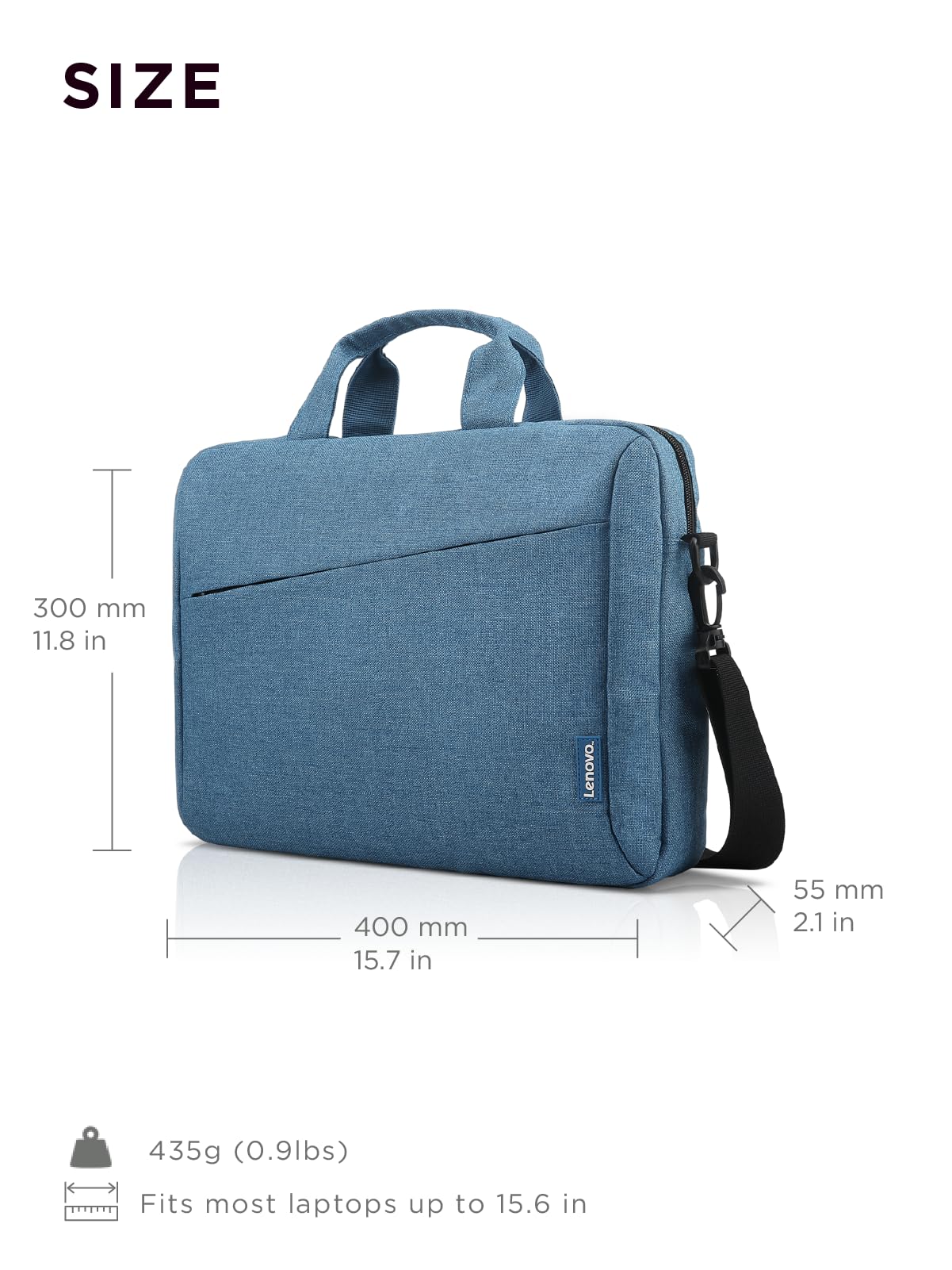 Foto 7 | Funda Portátil Lenovo T210 Para Portátil De 15,6 Pulgadas, Color Azul - Venta Internacional.