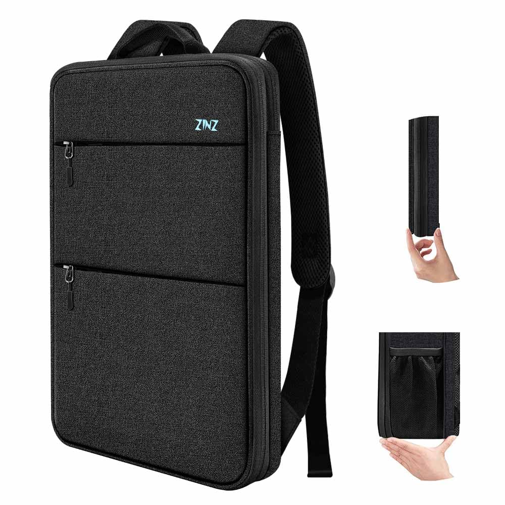 Foto 1 | Mochila Para Portátil Zinz Delgada Y Ampliable De 15 A 16 Pulgadas Con Puerto Usb - Venta Internacional.