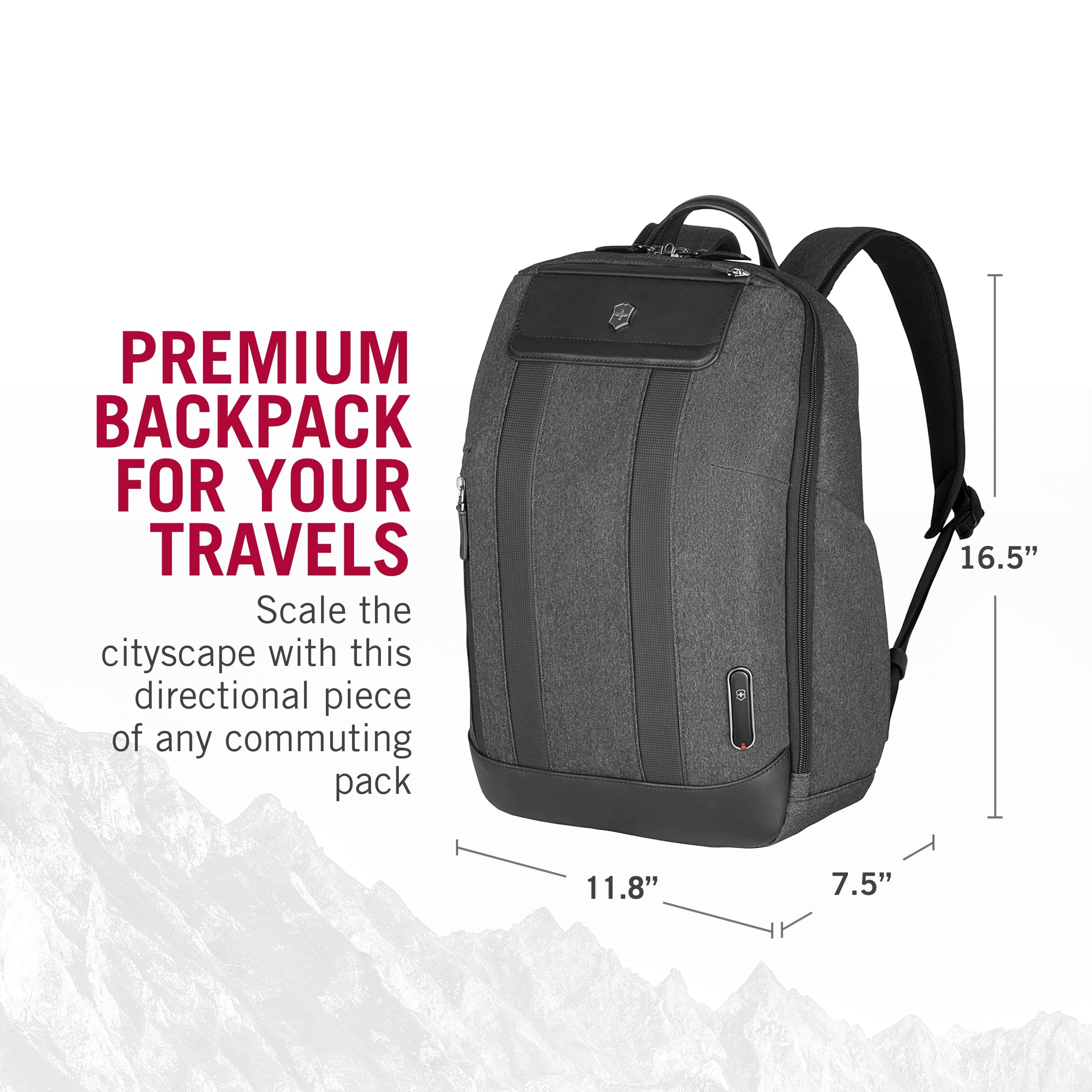 Foto 3 pulgar | Mochila Victorinox Architecture Urban2 City 17l - Gris - Venta Internacional.