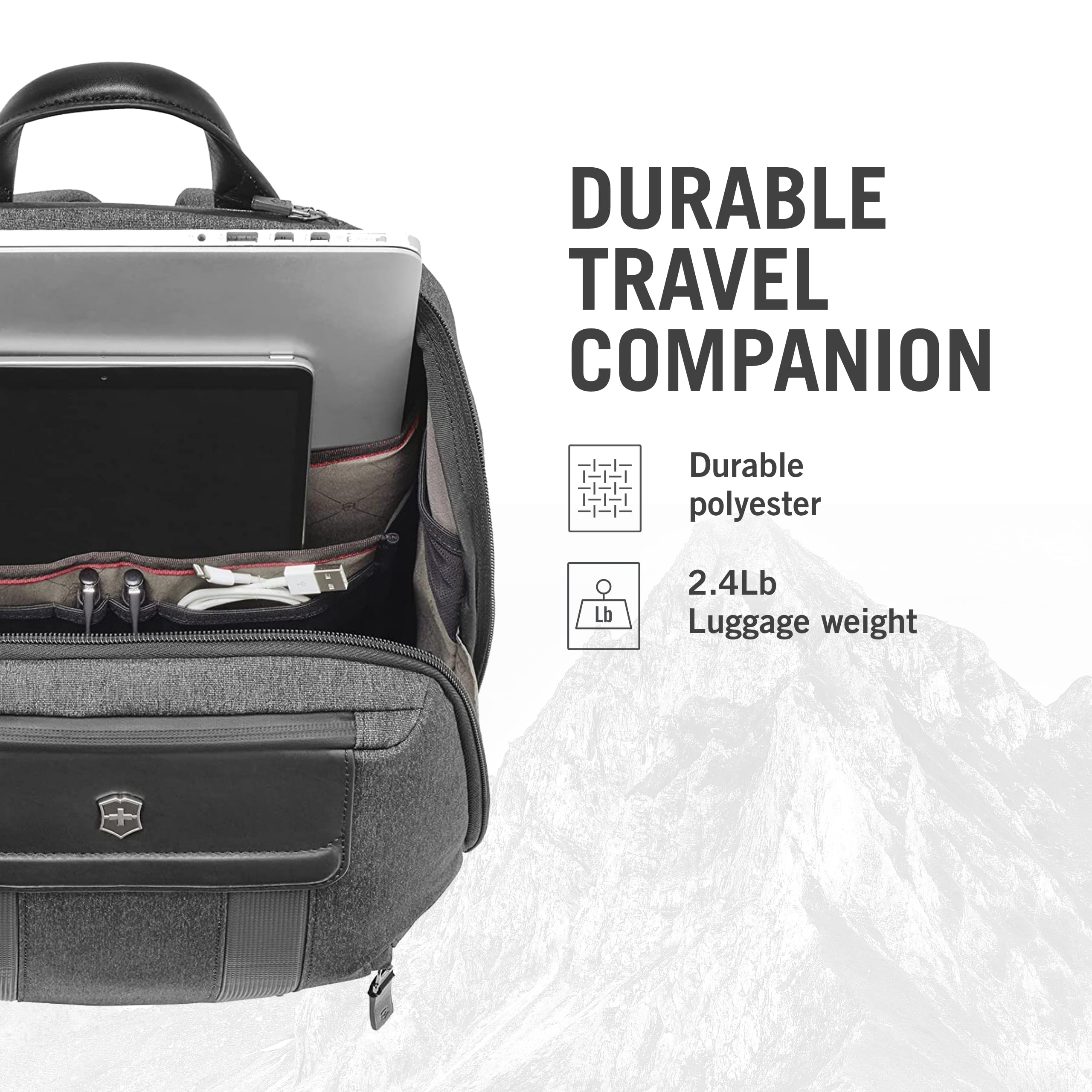 Foto 3 | Mochila Victorinox Architecture Urban2 City 17l - Gris - Venta Internacional.