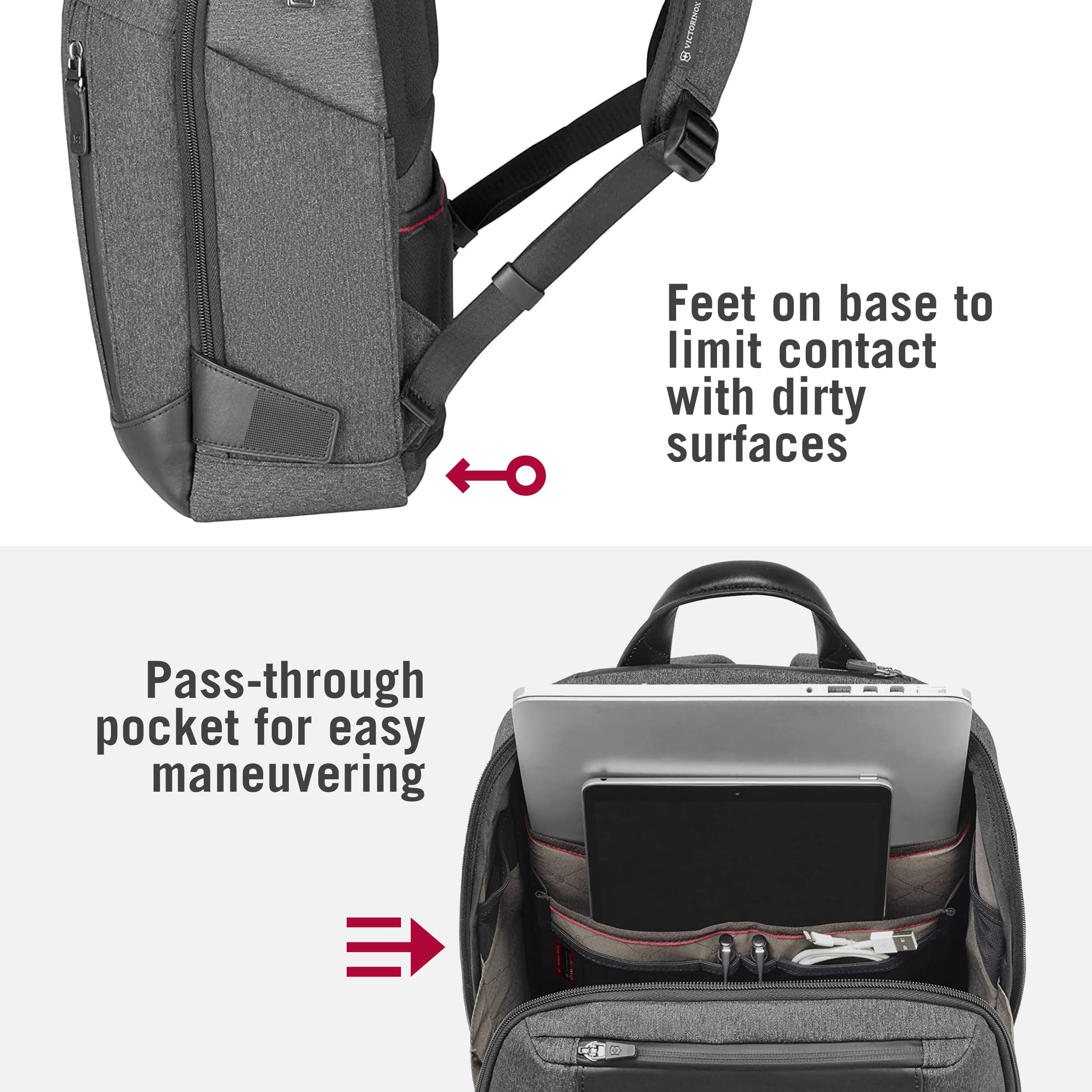 Foto 7 pulgar | Mochila Victorinox Architecture Urban2 City 17l - Gris - Venta Internacional.