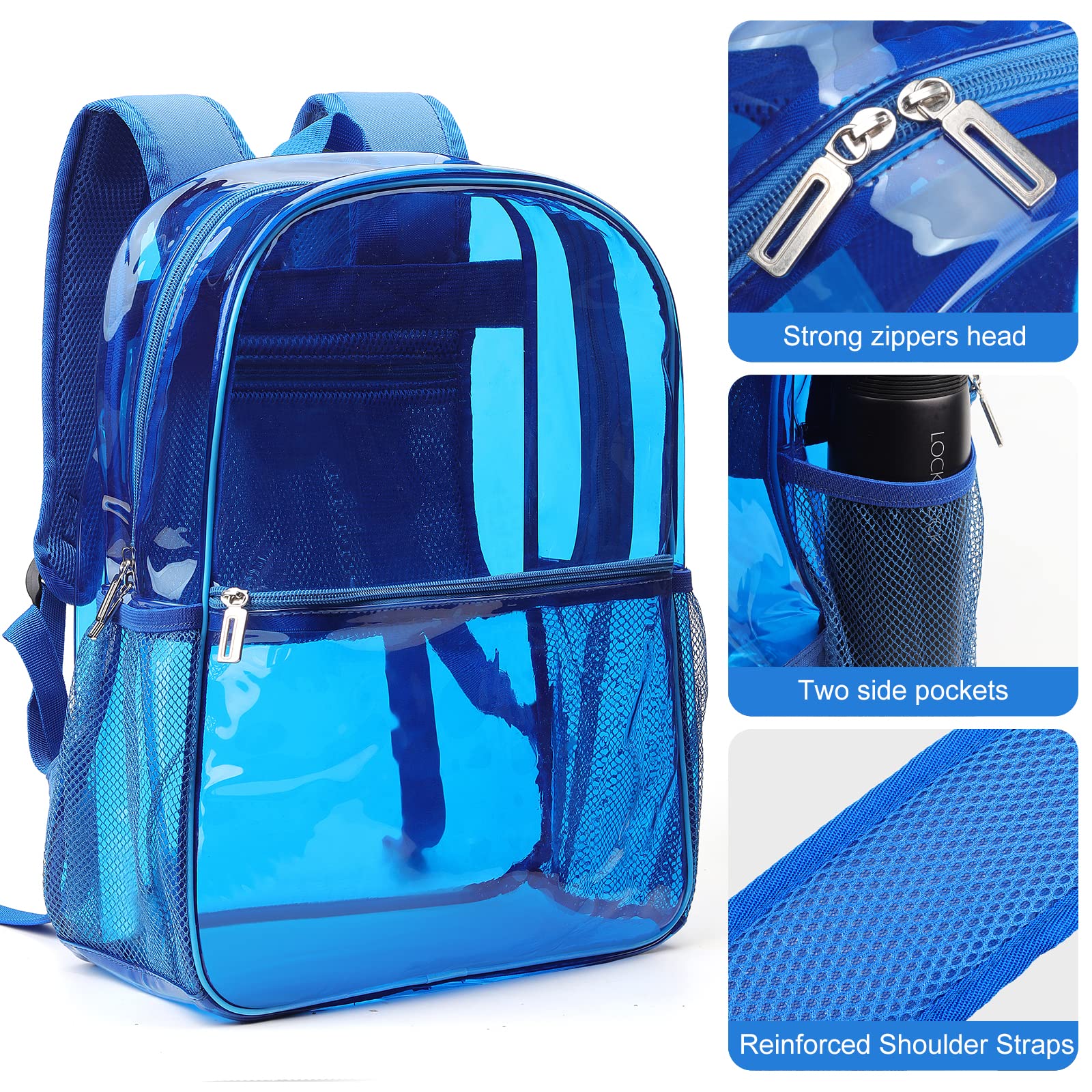 Foto 4 pulgar | Mochila Neurora Clear Heavy Duty Tpu Transparente 43 X 14,5 X 44 Cm - Venta Internacional.