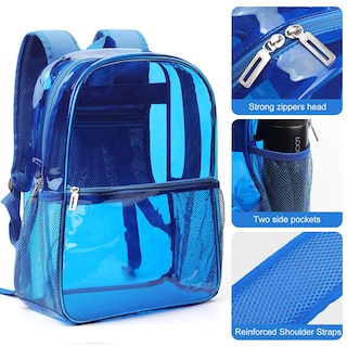 Foto 3 | Mochila Neurora Clear Heavy Duty Tpu Transparente 43 X 14,5 X 44 Cm - Venta Internacional.