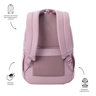 Foto 4 | Mochila para Laptop 14 Pulgadas Totto Púrpura