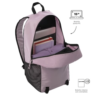 Foto 4 | Mochila para Laptop de 15 Pulgadas Totto Lila