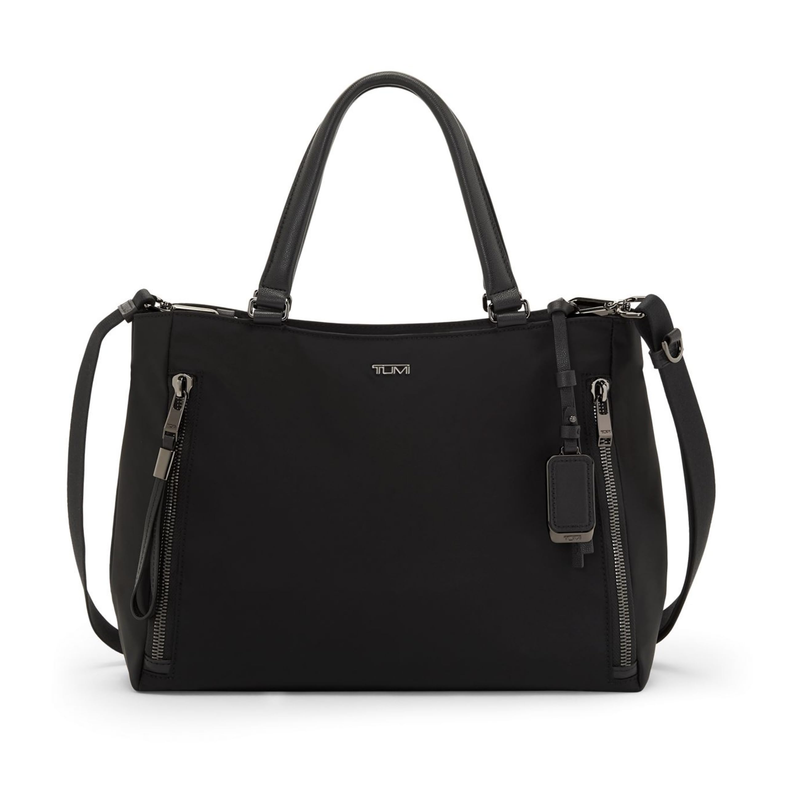 Foto 1 | Bolsa De Mano Tumi Voyageur Valetta Large De Nailon Negro Y Plomizo - Venta Internacional.