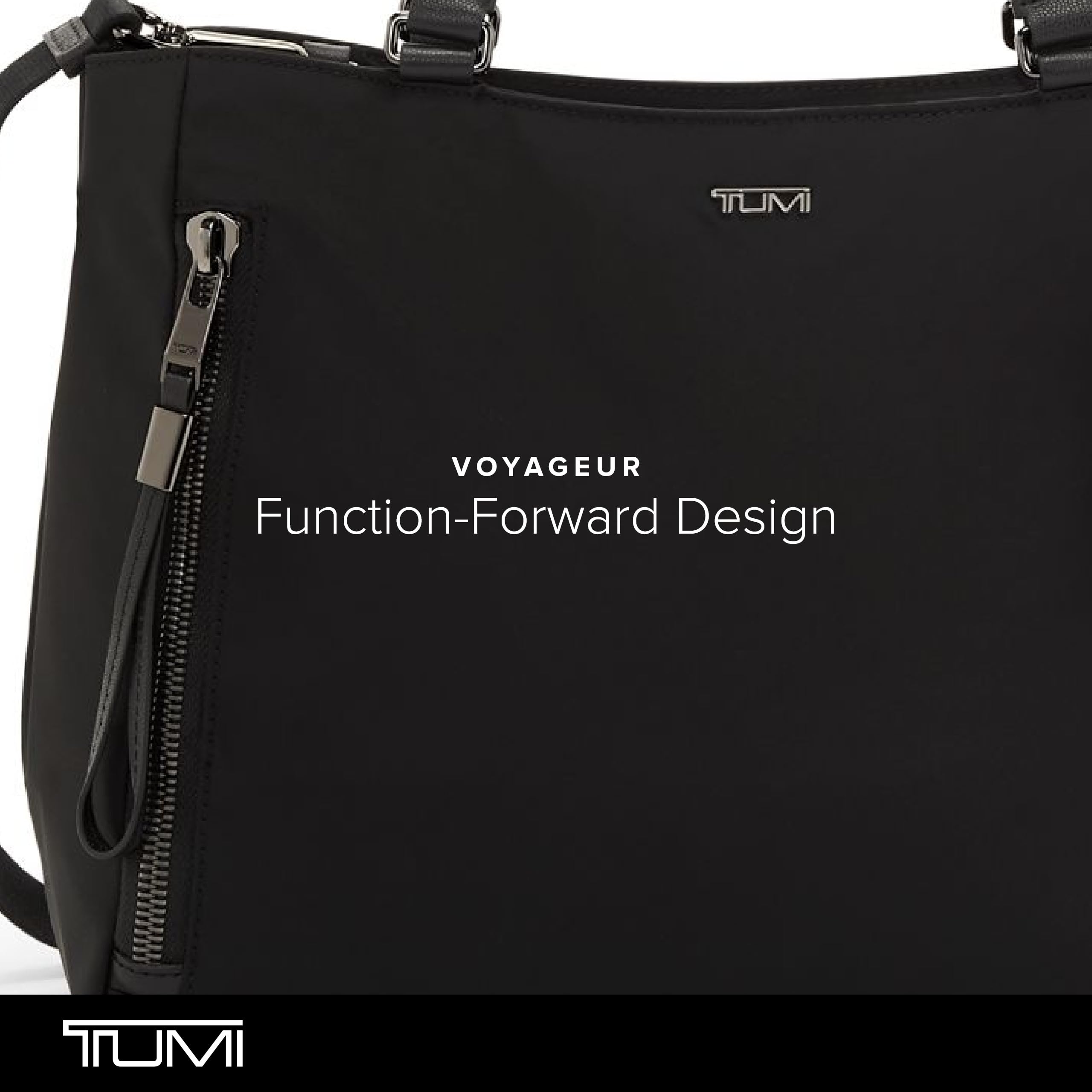 Foto 7 pulgar | Bolsa De Mano Tumi Voyageur Valetta Large De Nailon Negro Y Plomizo - Venta Internacional.