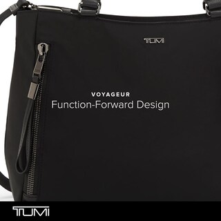 Foto 6 | Bolsa De Mano Tumi Voyageur Valetta Large De Nailon Negro Y Plomizo - Venta Internacional.