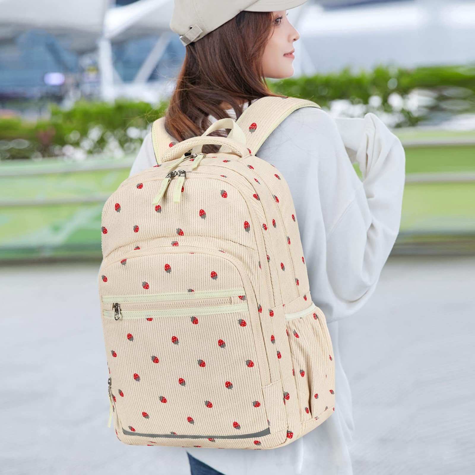 Foto 6 pulgar | Mochila Bluboon Para Mujer Con Puerto Usb Para Portátil De 15 6 Pulgadas - Venta Internacional.