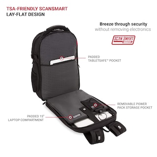 Foto 5 | Funda Para Portátil Swissgear Scansmart Black Stealth Para Portátil De 15 Pulgadas - Venta Internacional.