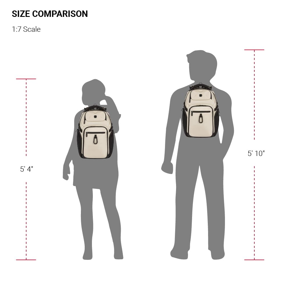 Foto 7 pulgar | Mochila Swissgear Endure Vintage Khaki Para Portátil De 17 Pulgadas - Venta Internacional.