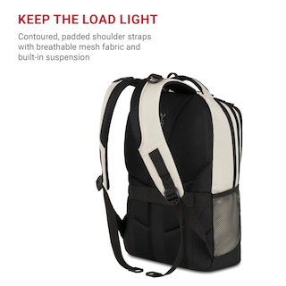 Foto 5 | Mochila Para Portátil Swissgear Cecil 5505 Para 16 Pulgadas Color Crema Y Negro - Venta Internacional.