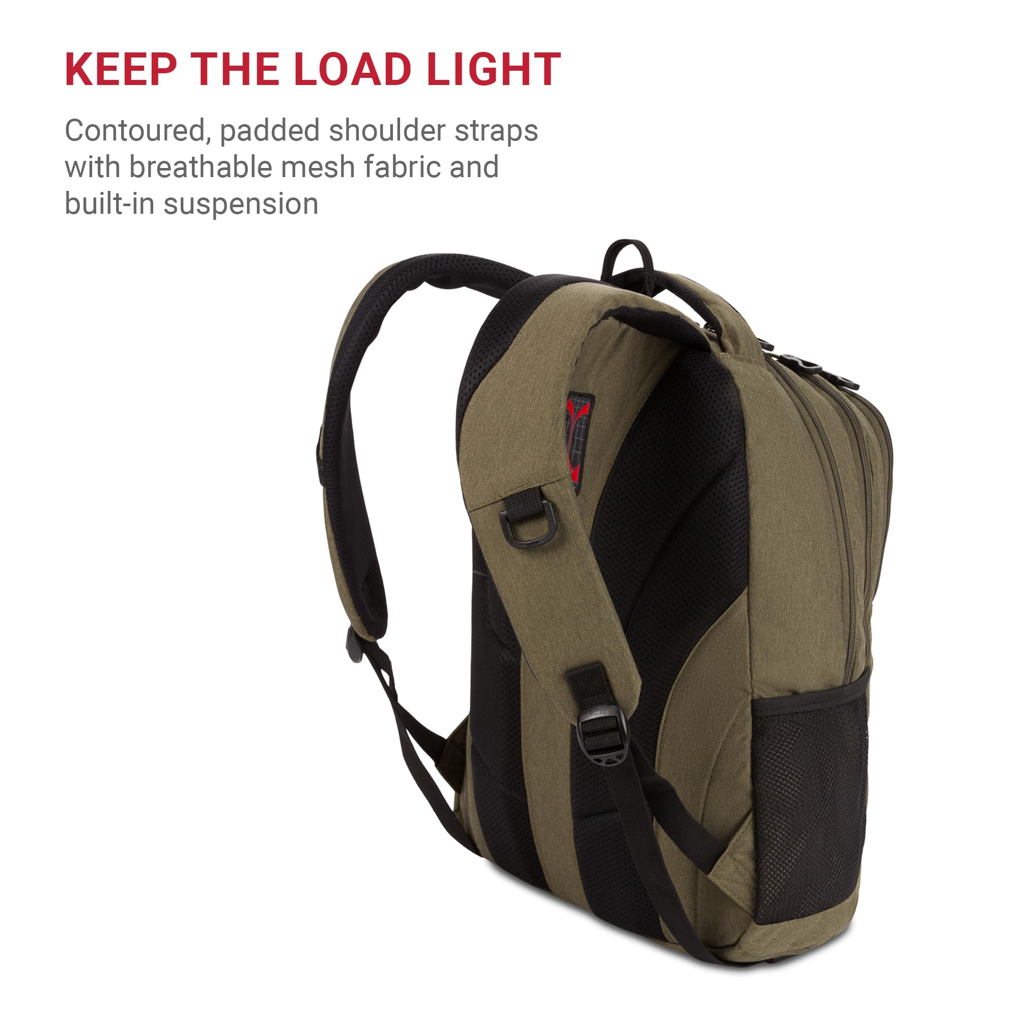 Foto 6 pulgar | Mochila Para Portátil Swissgear Cecil 5505 Olive 18 Pulgadas - Venta Internacional.