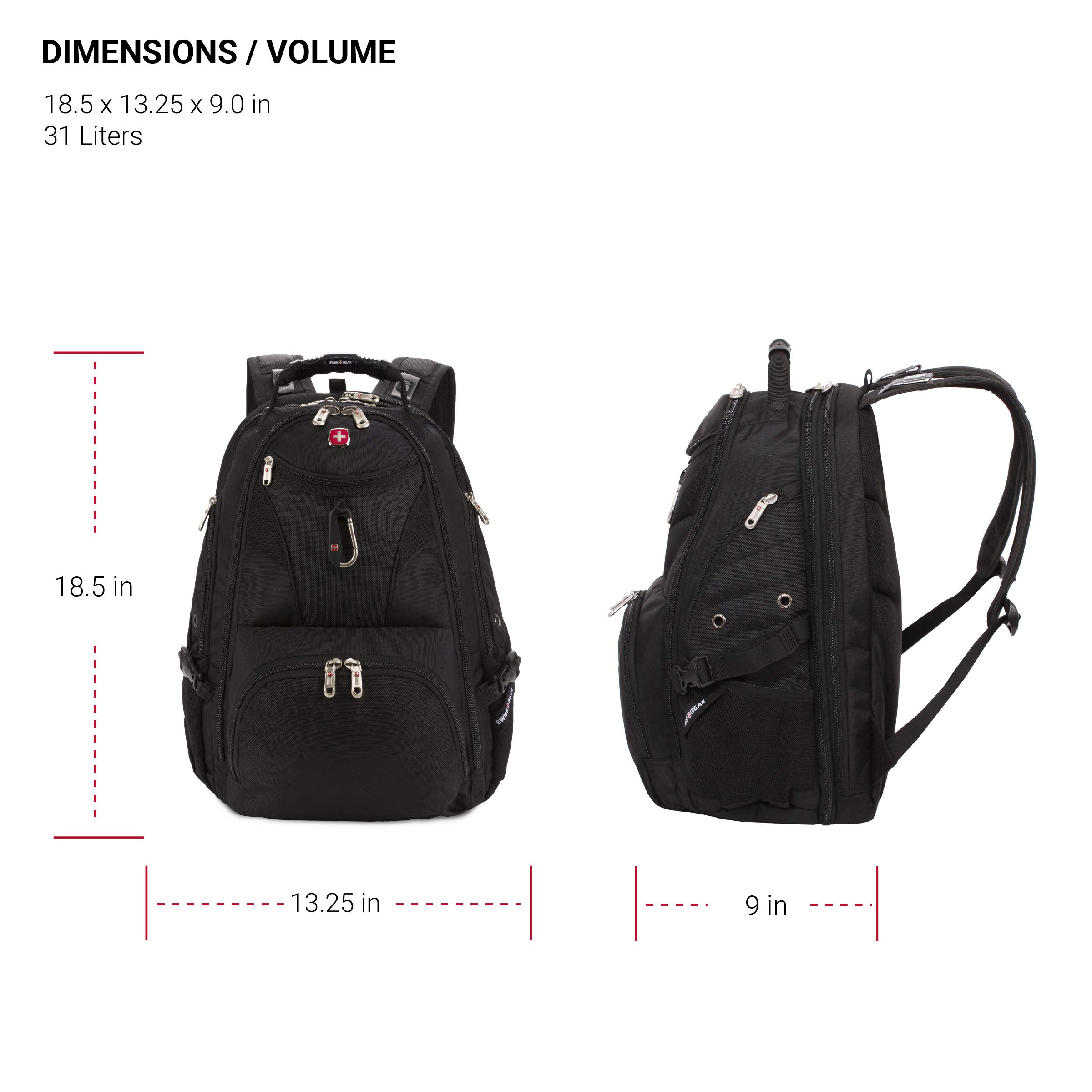 Foto 7 pulgar | Mochila Para Portátil Swissgear 5977 Scansmart 43 Cm Con Tsa Negra - Venta Internacional.