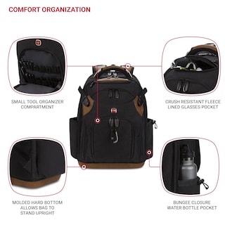 Foto 3 | Bolsa De Herramientas Swissgear Work Pack Pro Para Portátil De 17 Pulgadas - Venta Internacional.