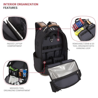 Foto 4 | Bolsa De Herramientas Swissgear Work Pack Pro Para Portátil De 17 Pulgadas - Venta Internacional.