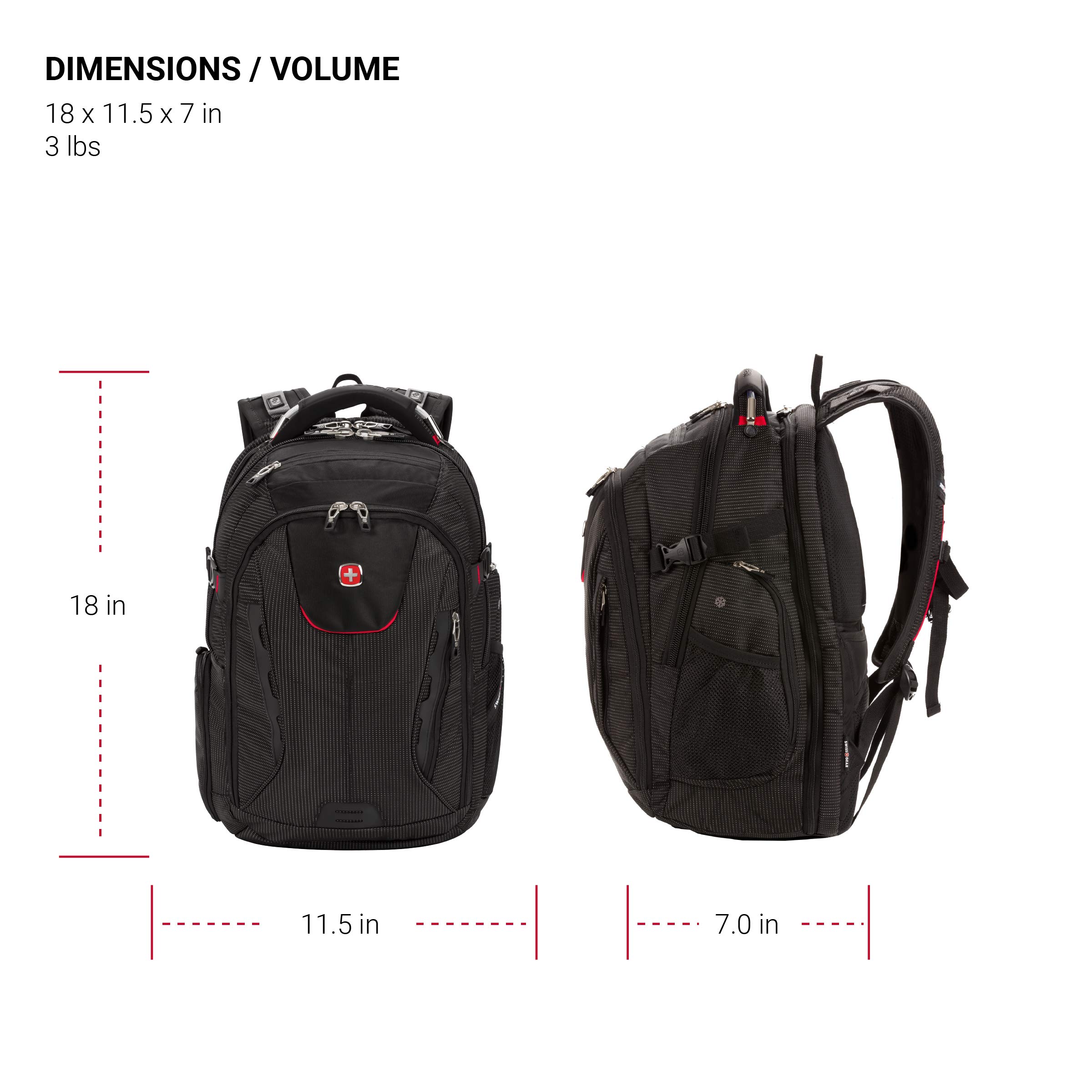 Foto 7 pulgar | Mochila Swissgear Travel Tech Elite Black Dot 31.4l 16'' - Venta Internacional.