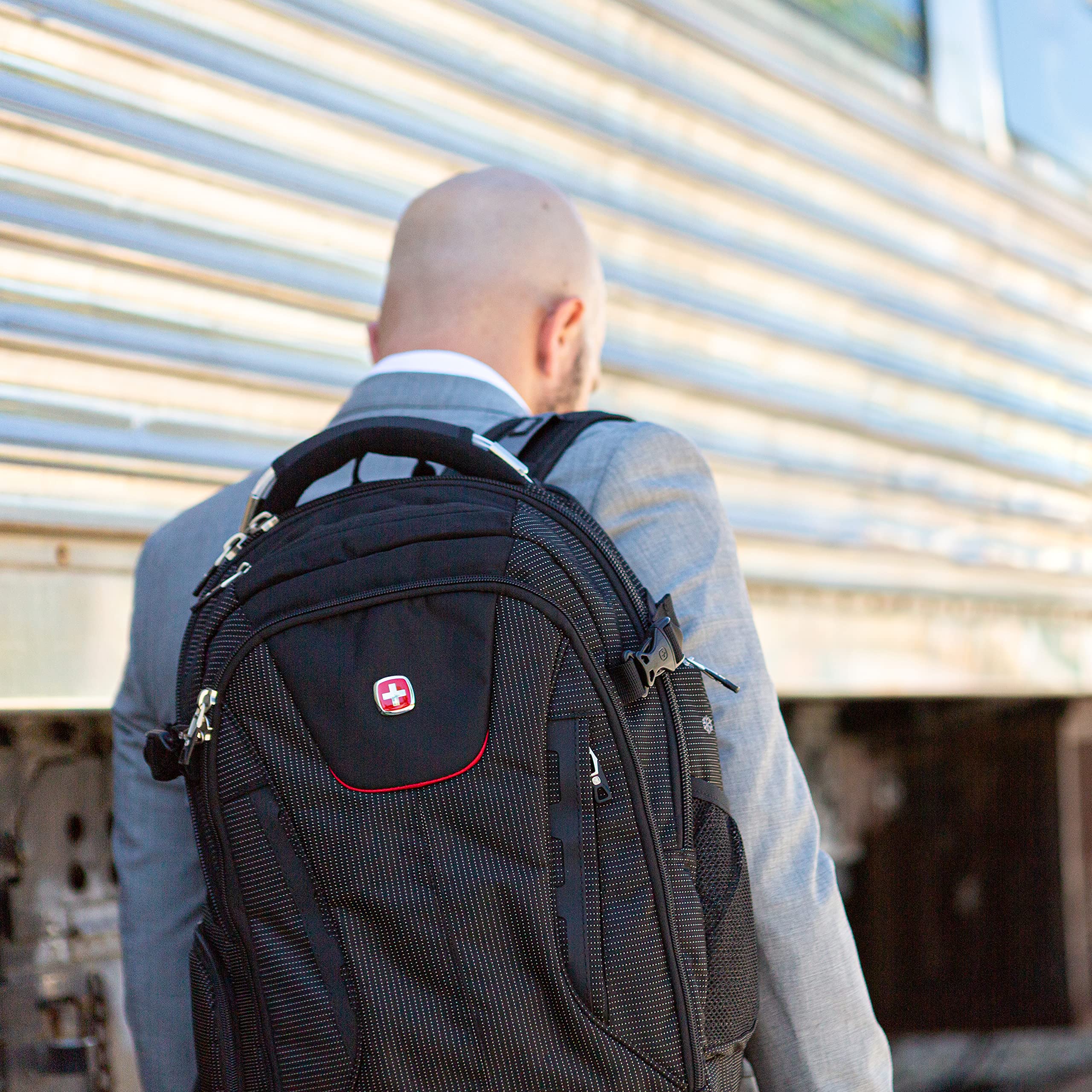 Foto 8 pulgar | Mochila Swissgear Travel Tech Elite Black Dot 31.4l 16'' - Venta Internacional.