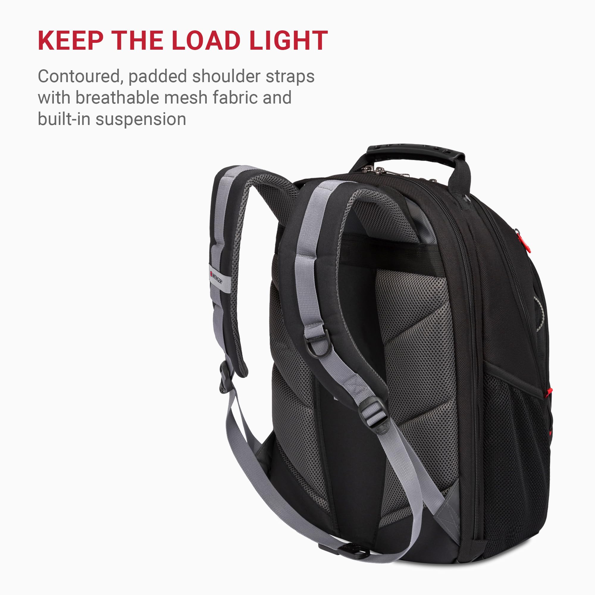 Foto 7 pulgar | Mochila Para Portátil Swissgear Wenger Legacy 16'' Negro/gris - Venta Internacional.