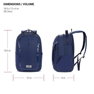 Foto 5 | Mochila Swissgear Shield Para Portátil De 16 Pulgadas Color Azul Marino - Venta Internacional.