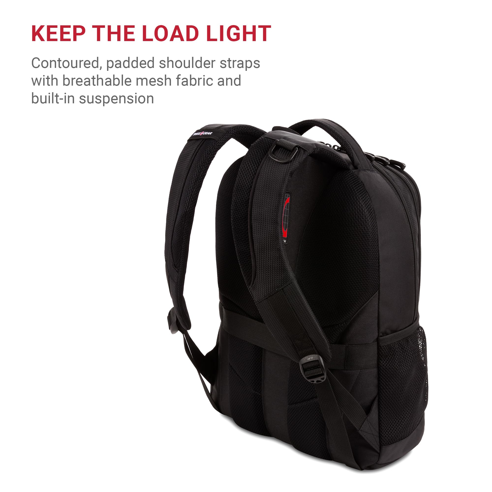 Foto 6 pulgar | Mochila Para Portátil Swissgear Cecil 5505 Negra De 18 Pulgadas - Venta Internacional.