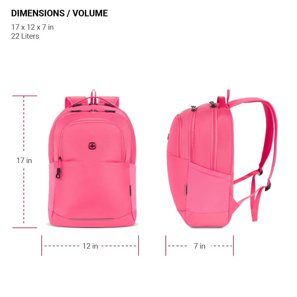 Foto 5 | Mochila Swissgear Orientation Pink Para Portátil De 16 Pulgadas - Venta Internacional.