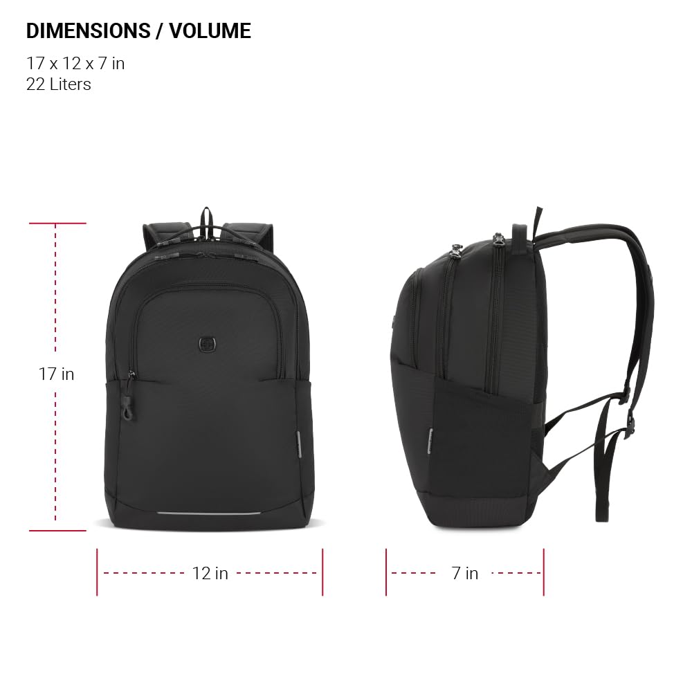 Foto 6 pulgar | Mochila Swissgear Orientation Black Para Portátil De 16 Pulgadas - Venta Internacional.