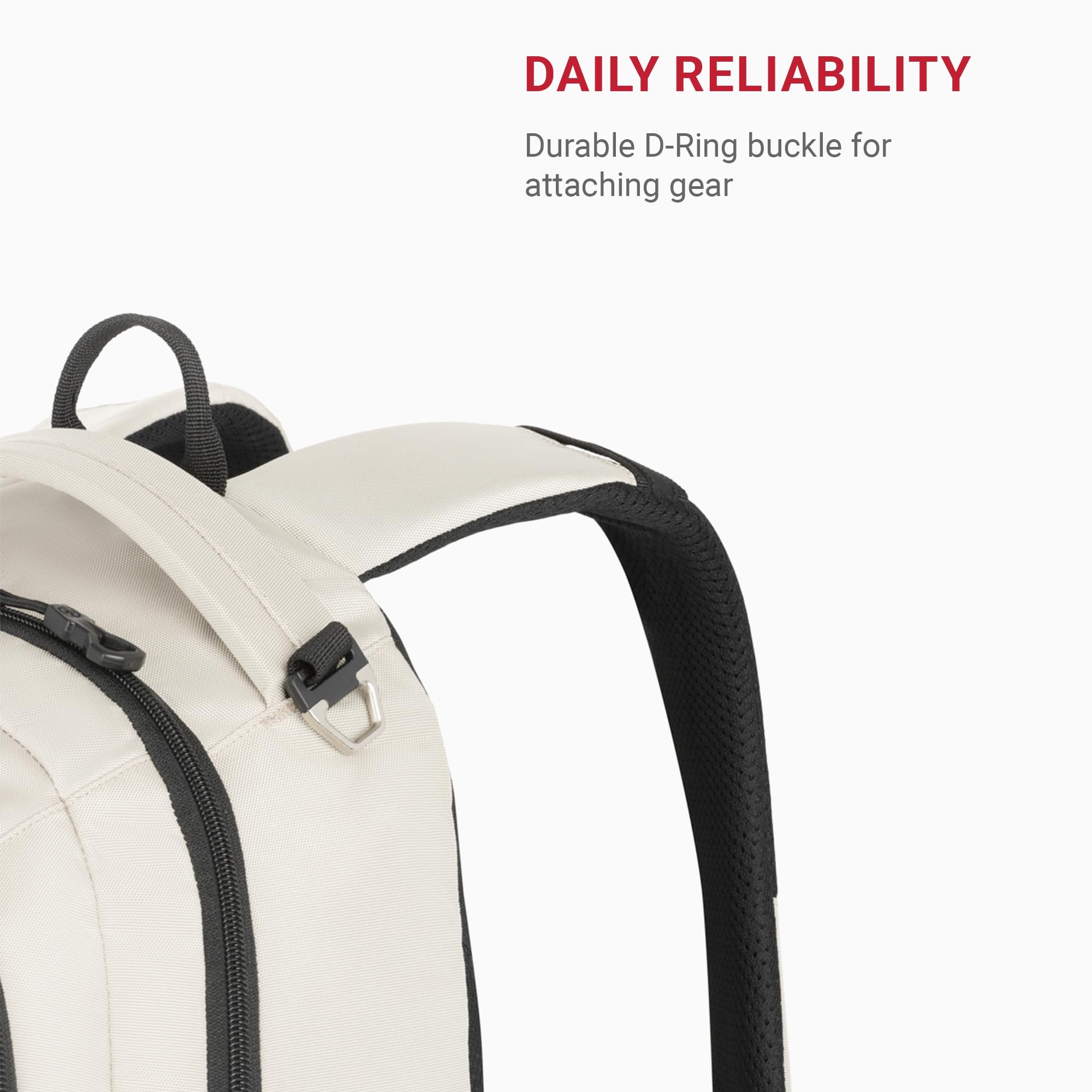 Foto 4 | Mochila Swissgear 1186 Bungee Cream/black Para Portátil De 13'' - Venta Internacional.