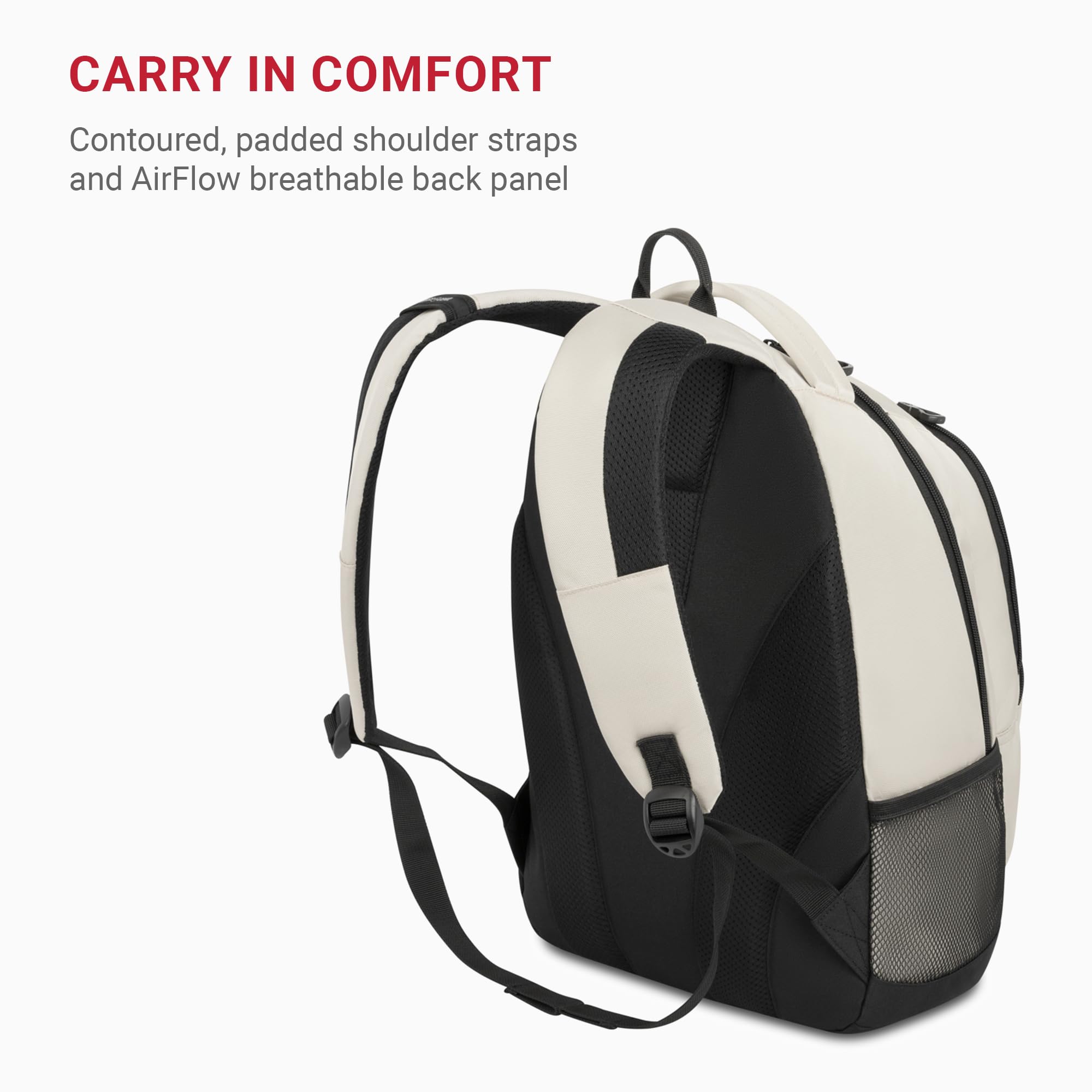 Foto 5 | Mochila Swissgear 1186 Bungee Cream/black Para Portátil De 13'' - Venta Internacional.