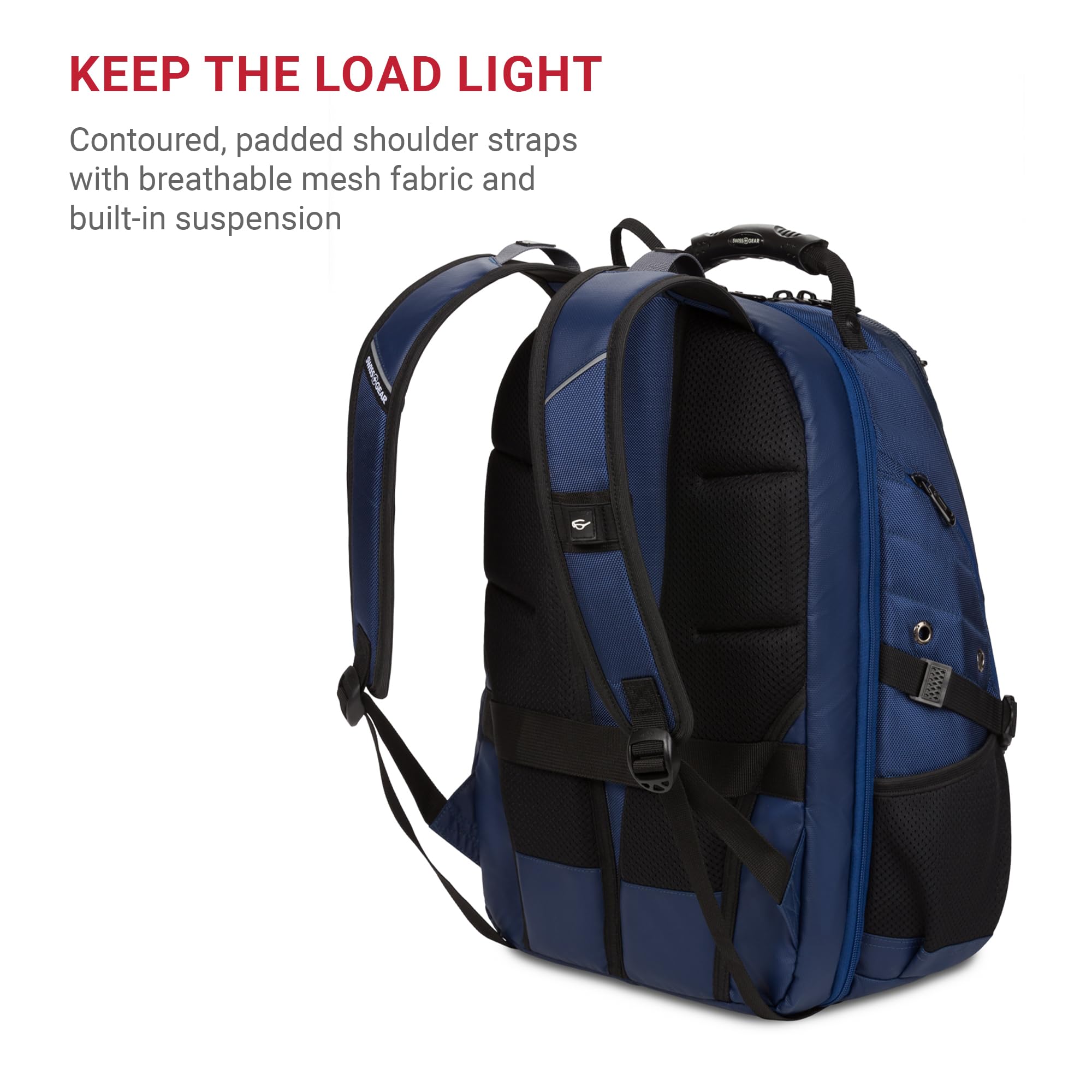 Foto 5 | Mochila Para Portátil Swissgear 1900 Scansmart Tsa 17 Pulgadas Azul Marino - Venta Internacional.