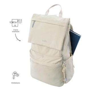 Foto 5 | Totto Mochila Grande Porta Laptop 17 Con Bolsillo Secreto | Escuela - Oficina - Viaje | 17.76 L Amba