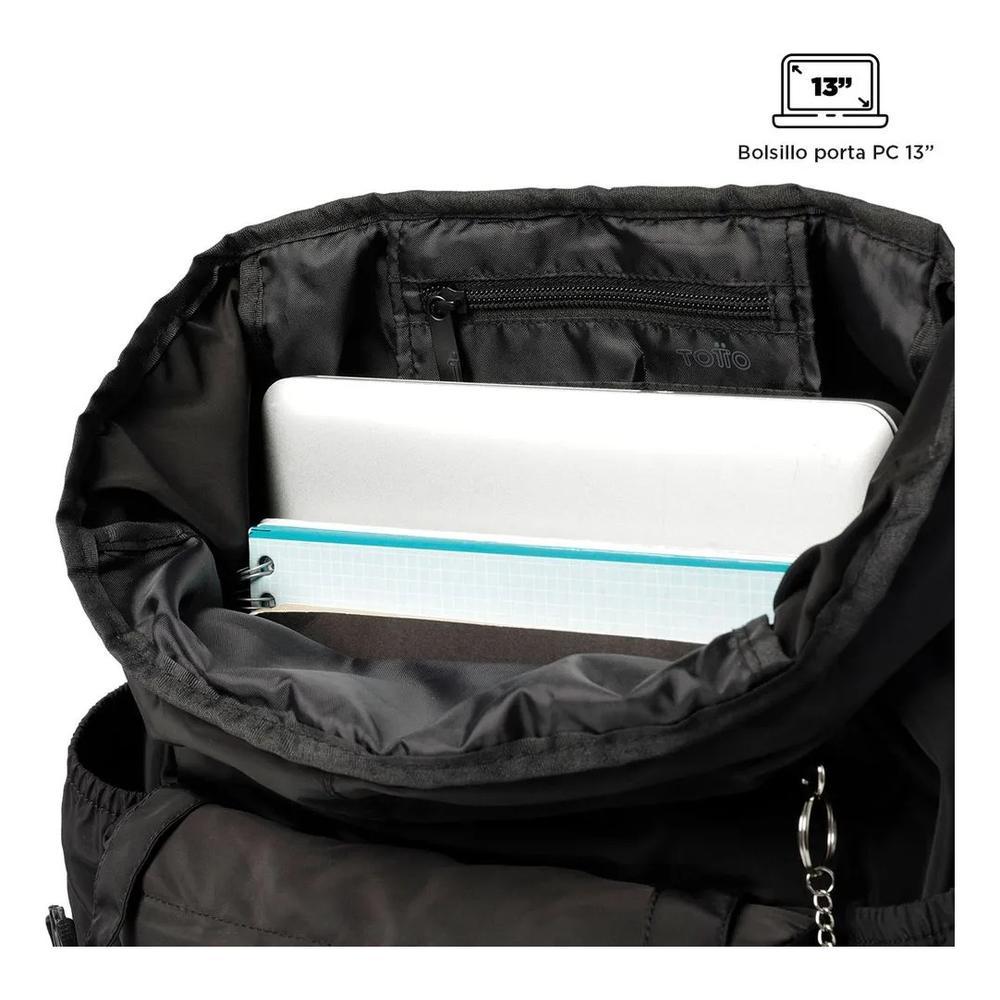 Foto 5 pulgar | Totto Mochila Plegable Porta Laptop De 13 19 Lt Viaje Colla