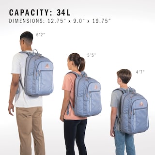 Foto 6 | Mochila Adidas Excel Para Hombre Y Mujer 7 Litros Gris Y Azul Mineral - Venta Internacional.