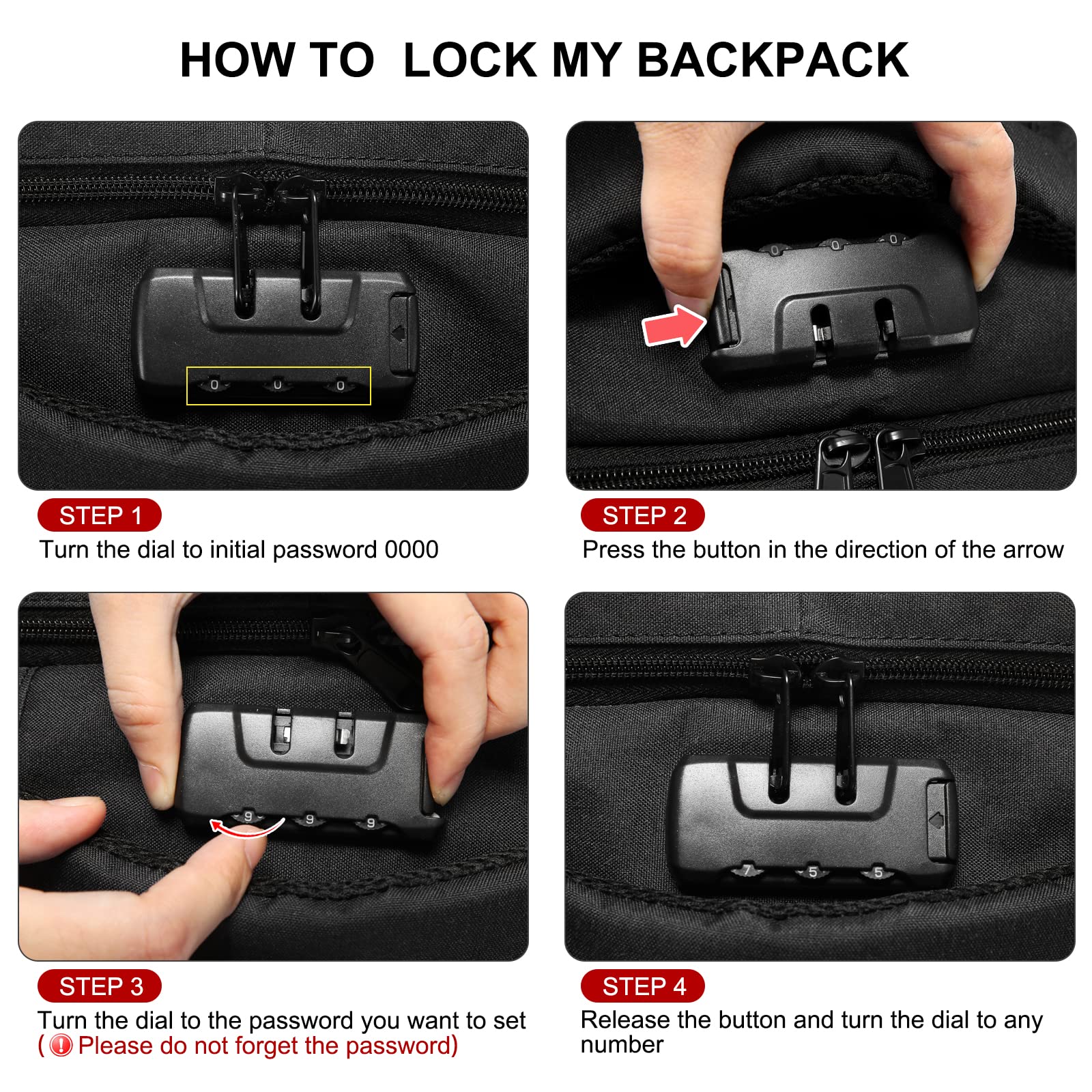 Foto 6 pulgar | Mochila Lovevook Para Portátil De Viaje De 17 Pulgadas Con Candado Para Hombre - Venta Internacional.