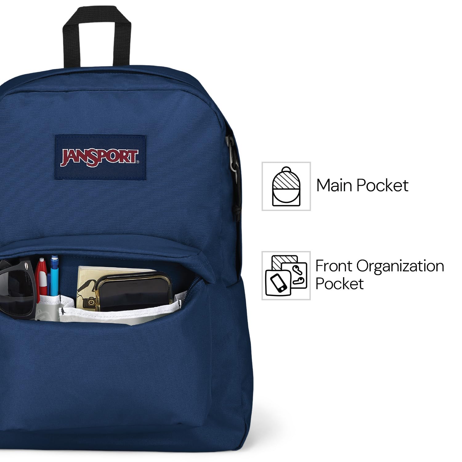 Foto 6 pulgar | Mochila Jansport Superbreak Plus Con Funda Para Portátil De 15 Pulgadas - Venta Internacional.
