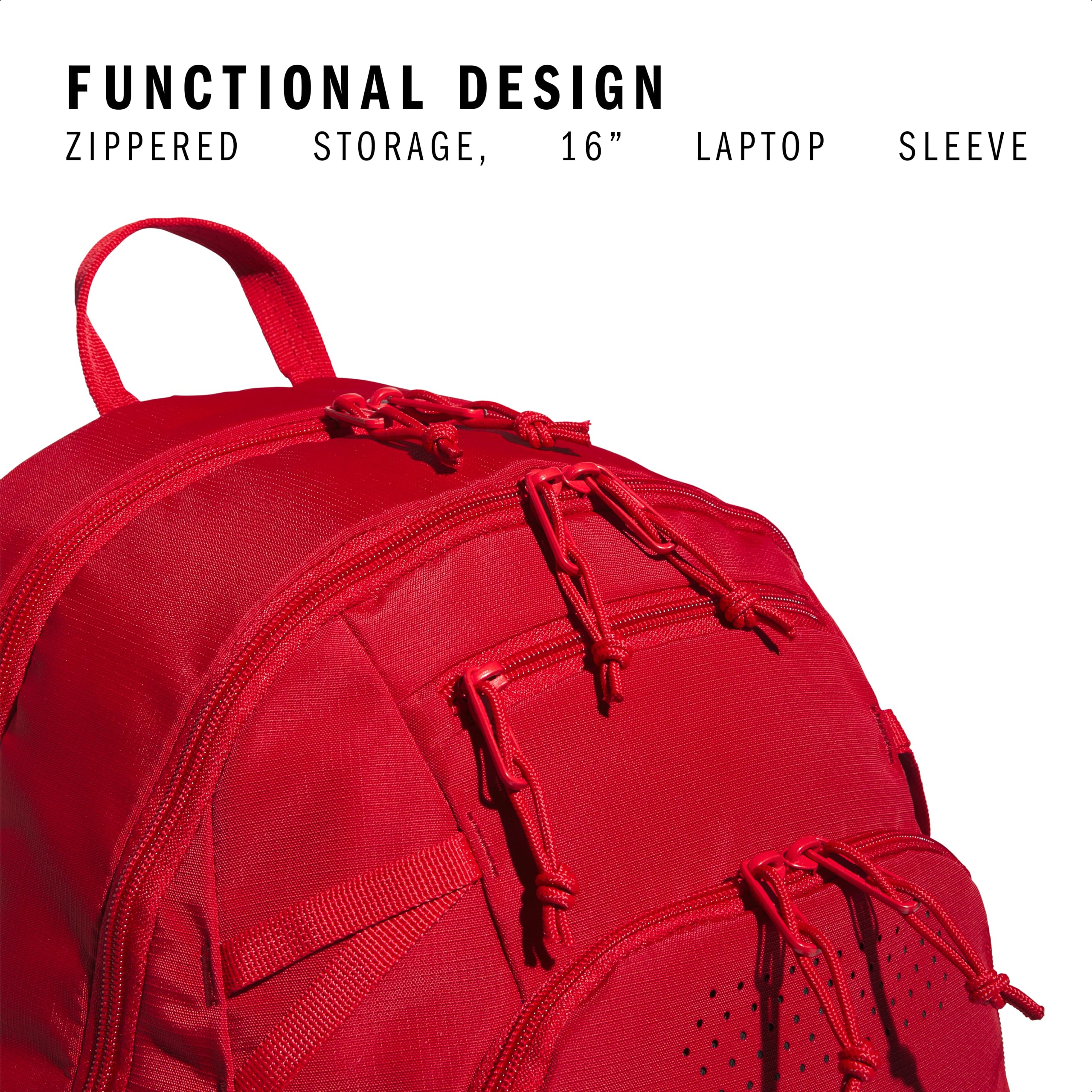 Foto 4 pulgar | Mochila Adidas Defender 5 Team Sports 33l Power Roja/blanca - Venta Internacional.