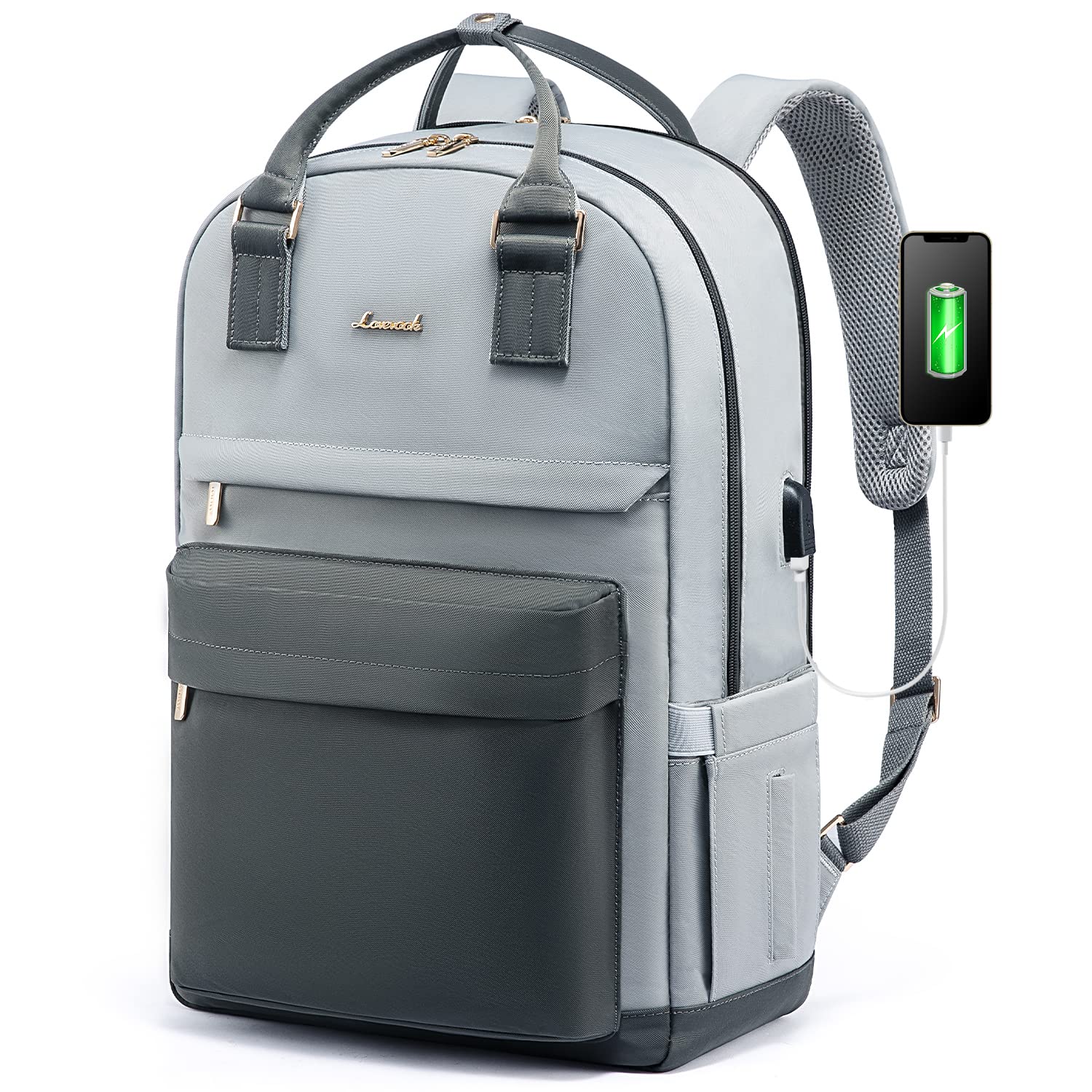 Foto 2 pulgar | Mochila Para Portátil Lovevook De 17.3 Pulgadas Con Puerto Usb Impermeable - Venta Internacional.
