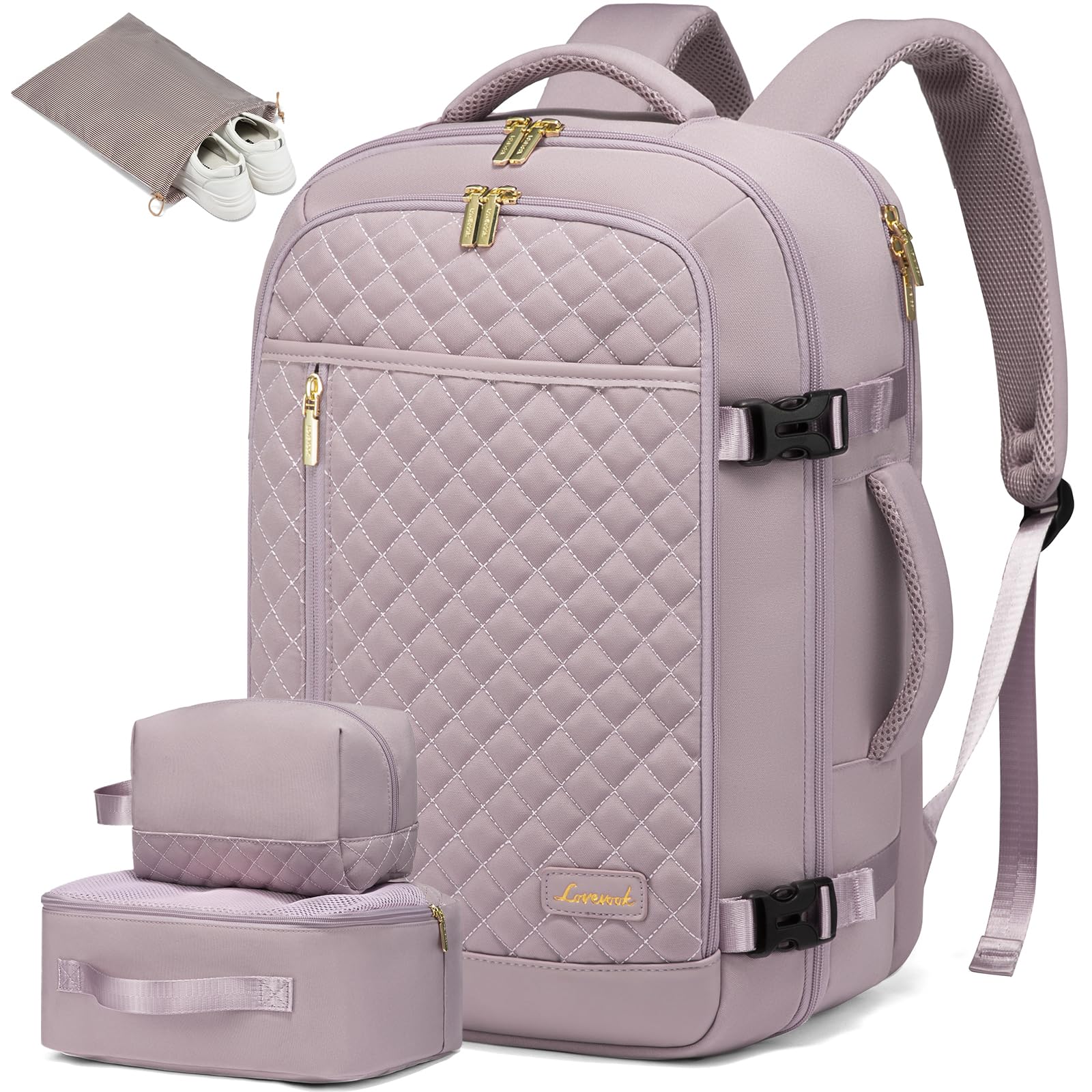 Foto 1 | Mochila De Viaje Lovevook Para Portátil De Mujer De 15 6 Pulgadas Con Cubos De Embalaje - Venta Internacional.