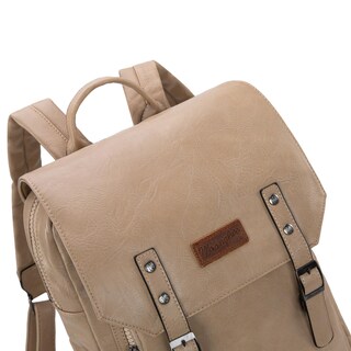 Foto 6 | Mochila Montana West × Wrangler De Piel Vegana Para Portátil De 17 3'' - Venta Internacional.