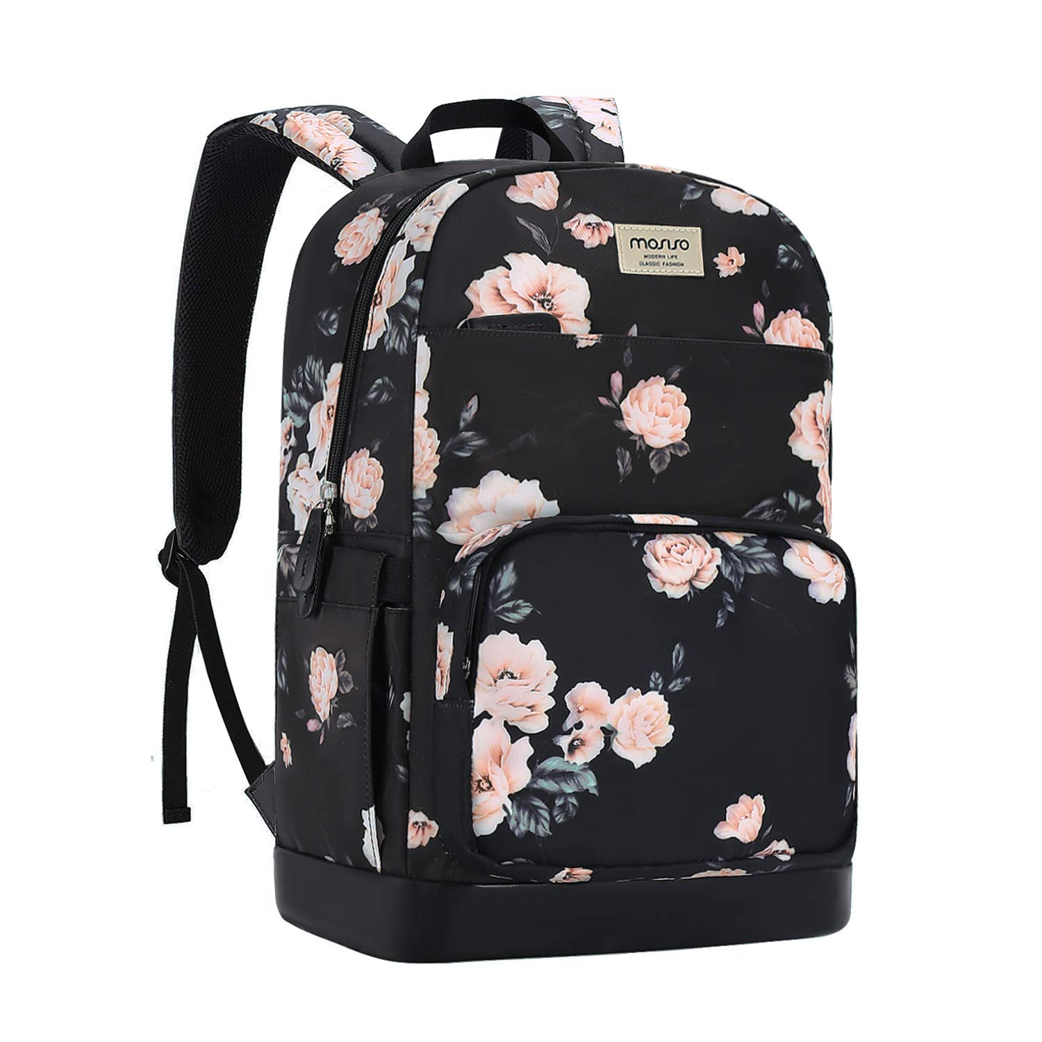 Foto 8 pulgar | Mochila Para Portátil Mosiso Camellia De 15 6-16 Pulgadas Para Mujer  Color Negro - Venta Internacional.