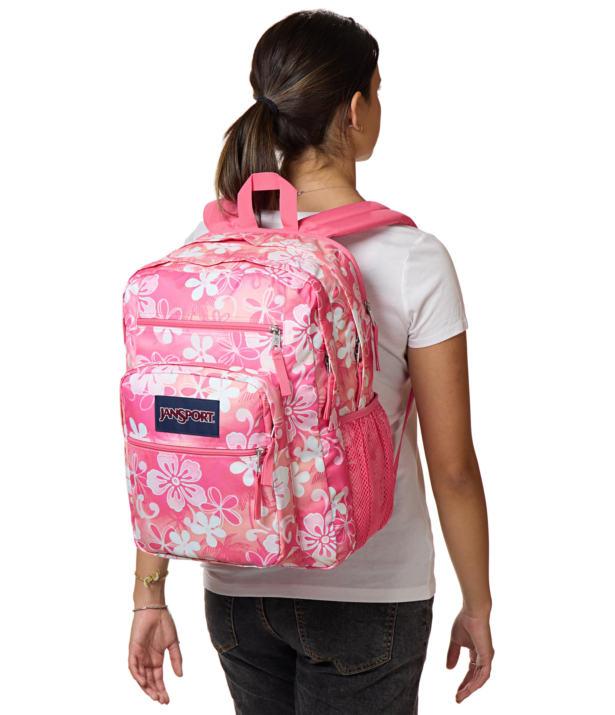 Foto 5 | Mochila Jansport Grande Para Portátil Con 2 Compartimentos Y Funda De 15 Pulgadas - Venta Internacional.