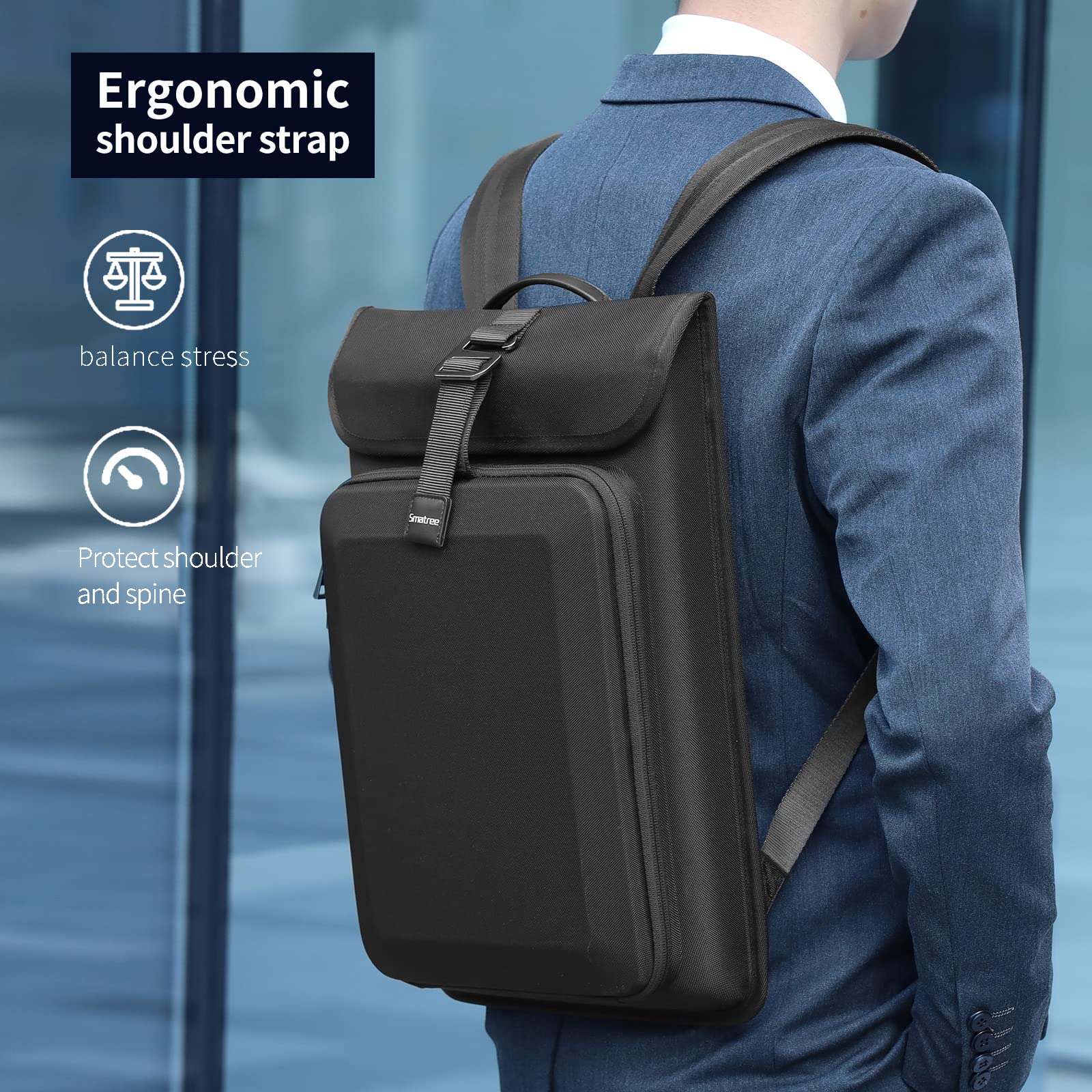 Foto 7 | Mochila Para Portátil Smatree Upgrade Hard Para Dell Xps 15 De 15 6 Pulgadas - Venta Internacional.