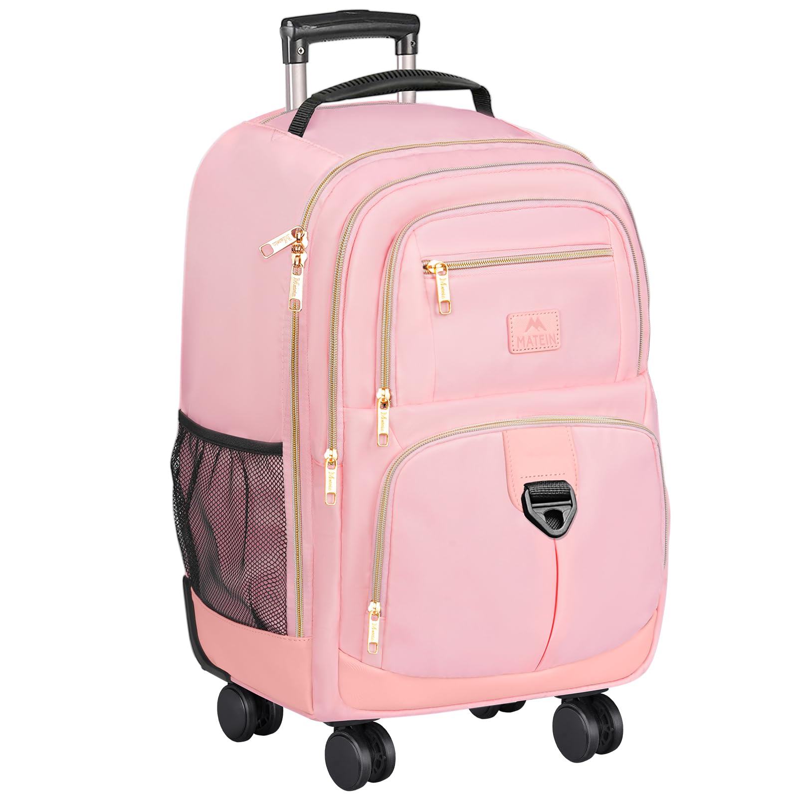 Foto 1 | Mochila Enrollable Matein Roller Para Portátil De 18 Pulgadas  Rosa  Para Mujer - Venta Internacional.