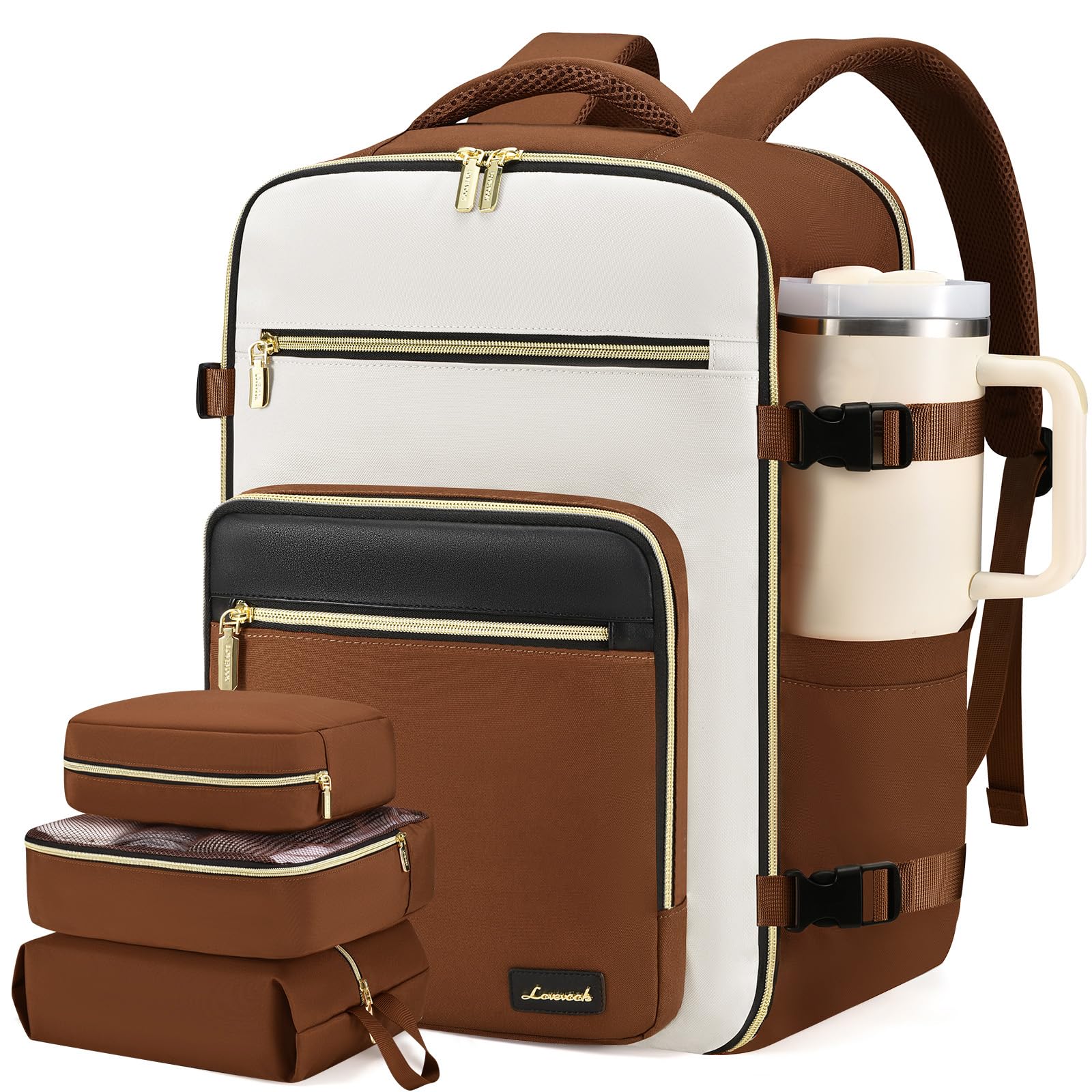 Foto 1 | Mochila De Viaje Lovevook De 40 Litros Para Mujer Con Compartimento Para Portátil De 17 Pulgadas - Venta Internacional.