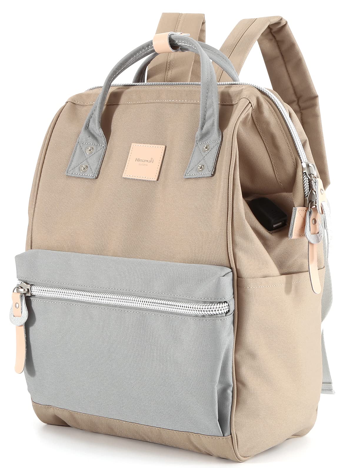 Foto 2 | Mochila Para Portátil Himawari 1881-caqui+plomo 22#  Impermeable  18 L - Venta Internacional.