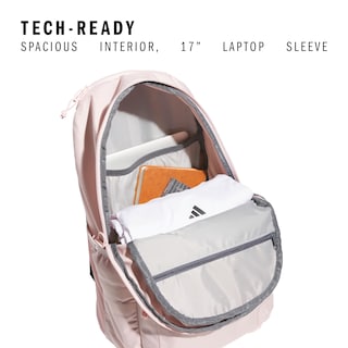Foto 2 | Mochila Adidas 3-stripe Classic Para Hombre Y Mujer Color Rosa Arenoso - Venta Internacional.