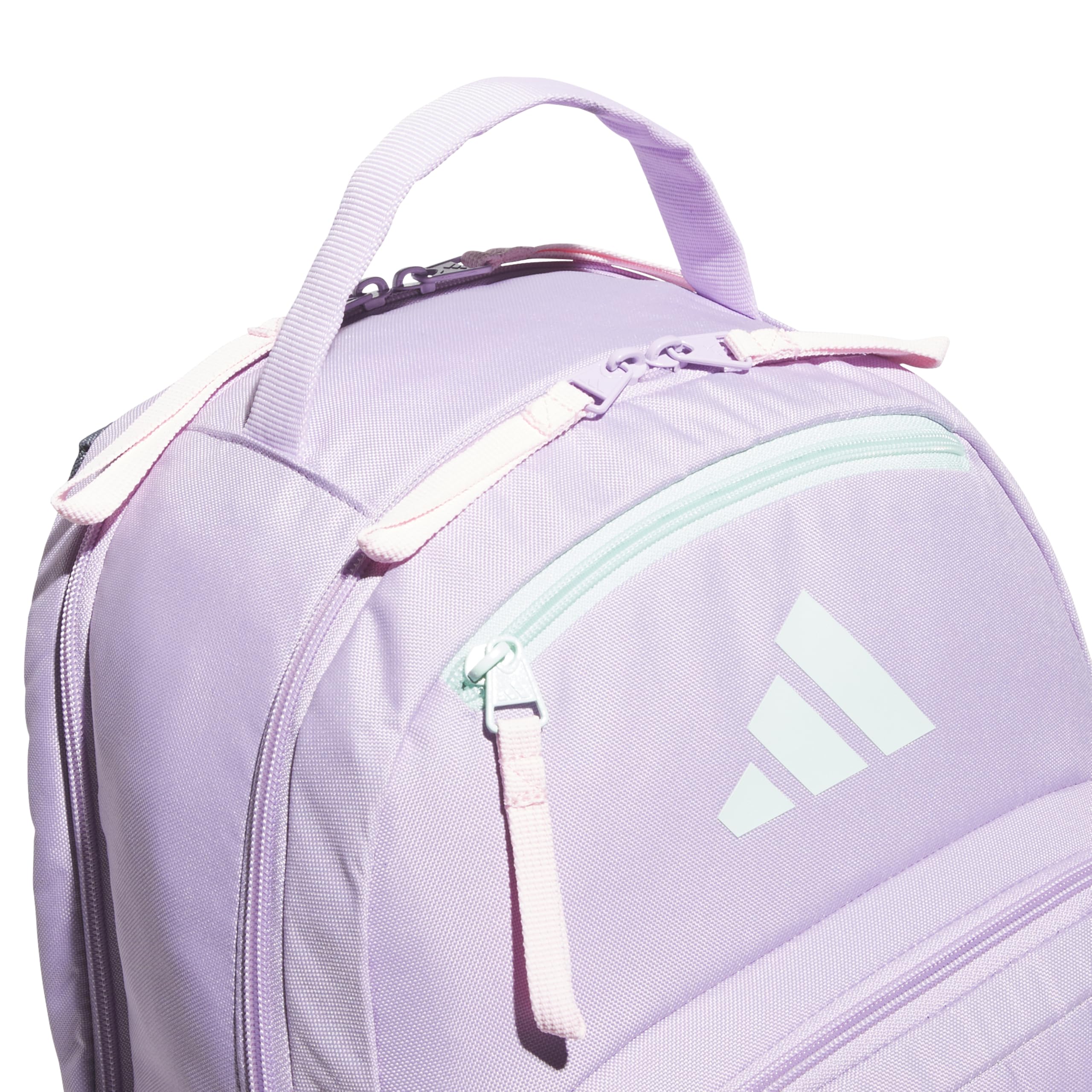 Foto 5 pulgar | Mochila Adidas Adaptive Large Powder Púrpura  Semi Flash  Azul Aqua Y Rosa Transparente - Venta Internacional.