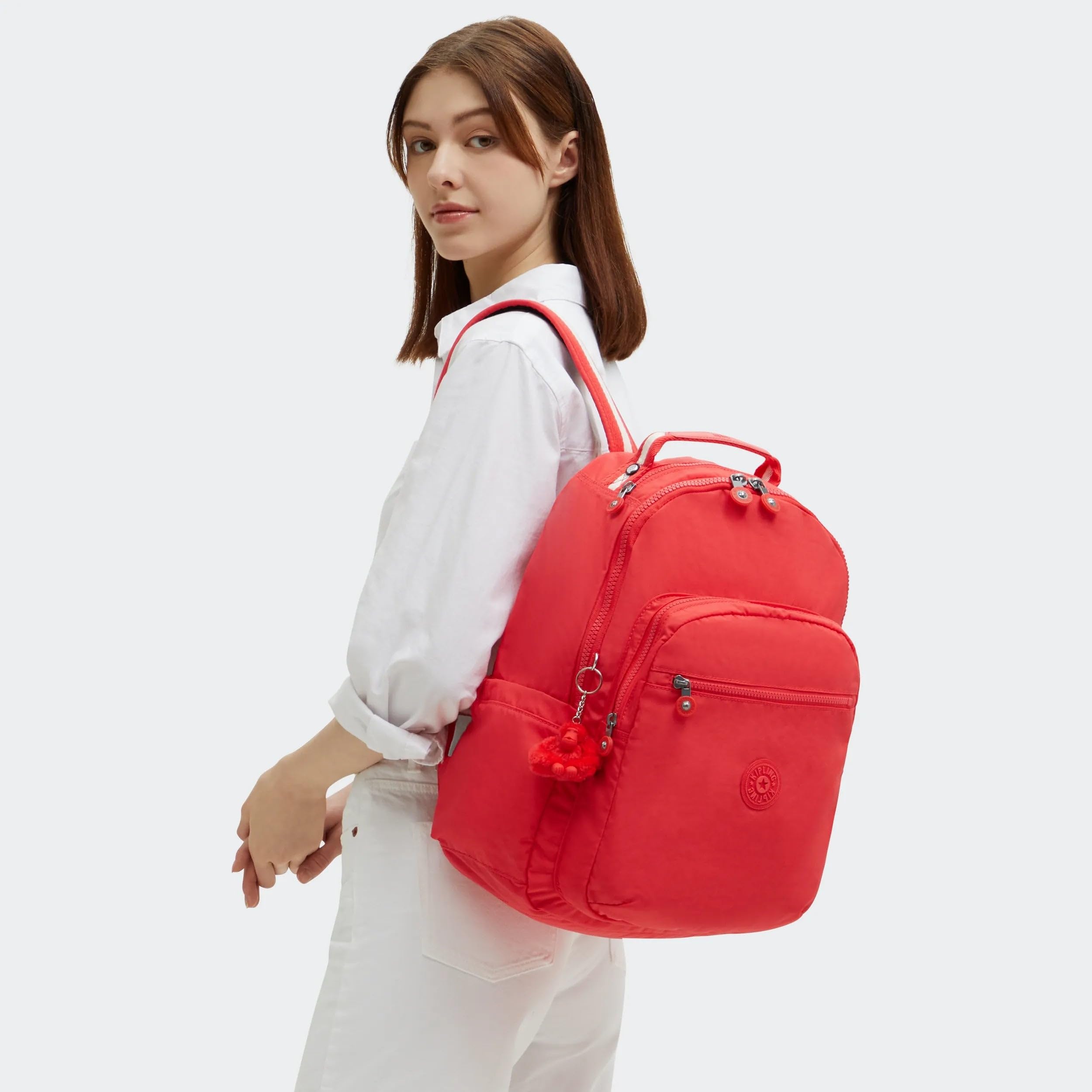 Foto 2 | Mochila Kipling Seoul 15 Portátil Para Mujer Resistente Al Agua - Venta Internacional.
