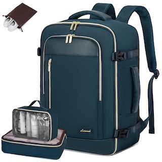 Foto 1 | Mochila De Viaje Lovevook De 45 Litros Con 3 Cubos De Embalaje Azul 45 X 30 X 20 Cm - Venta Internacional.