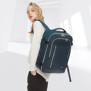 Foto 7 | Mochila De Viaje Lovevook De 45 Litros Con 3 Cubos De Embalaje Azul 45 X 30 X 20 Cm - Venta Internacional.